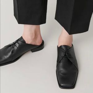 COS Leather Lace-up Mules